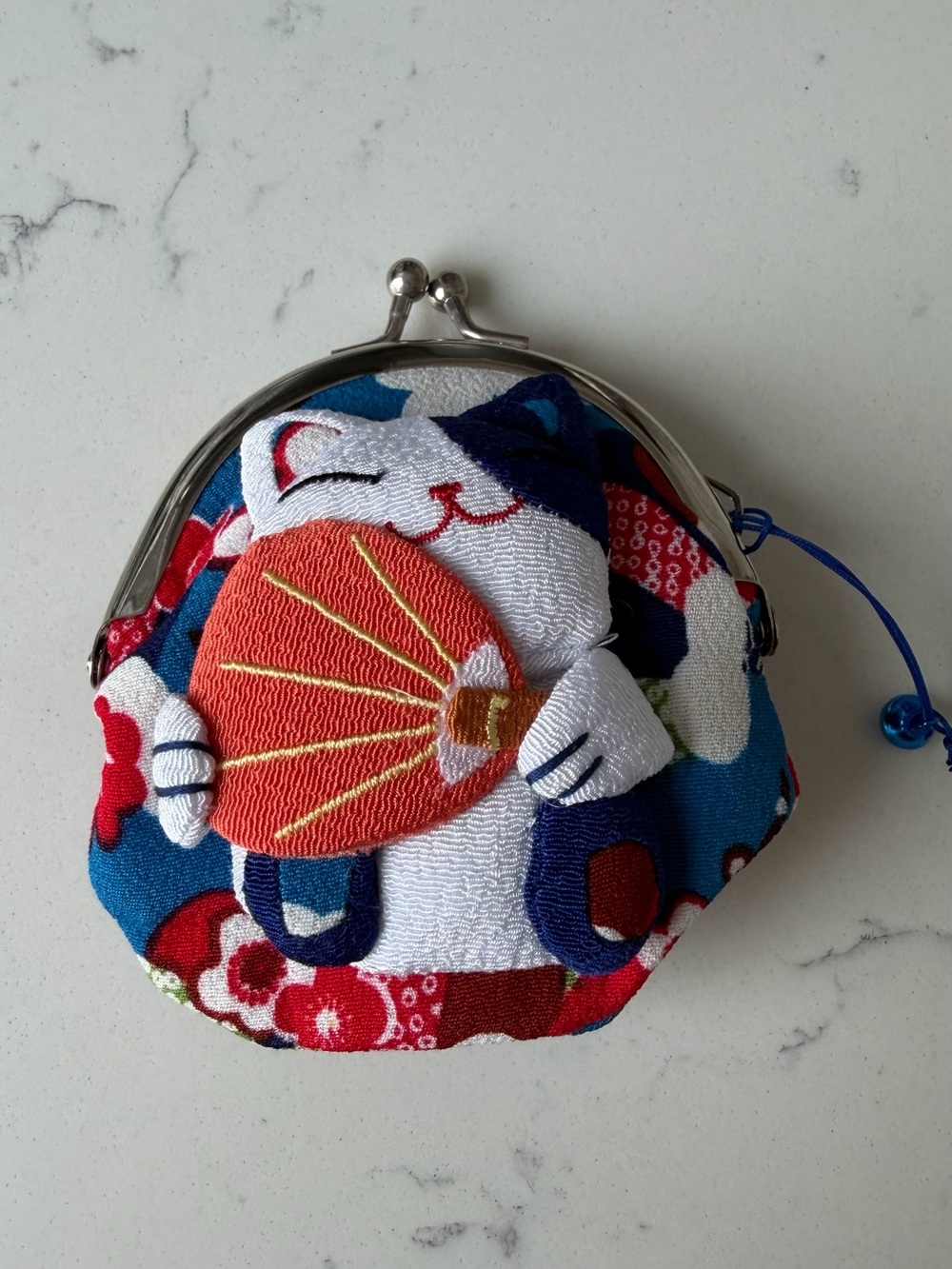 Kisslock coin purse and scarf set